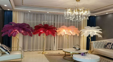 Elegance and Style: The Allure of Kalimera Ostrich Feather Lamps