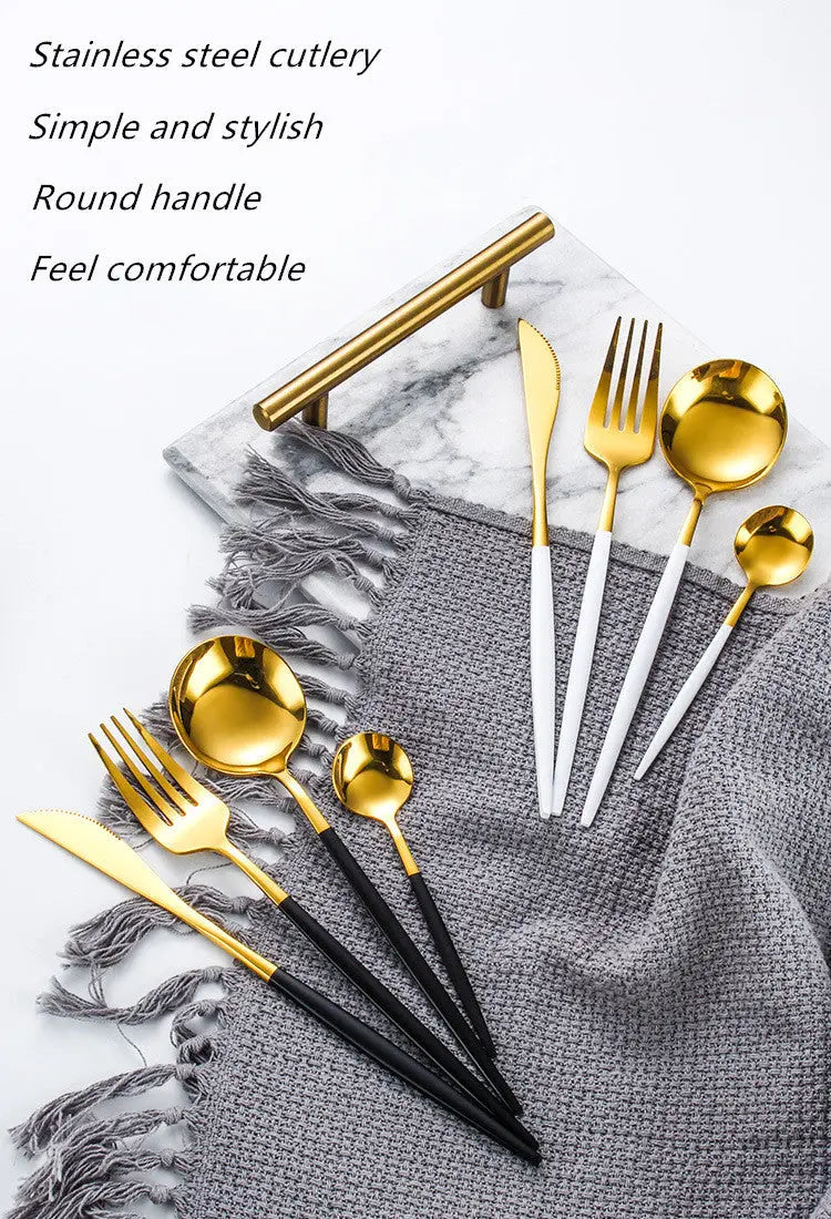 24 pieces Stainless Steel Flatware freeshipping - Decorfaure