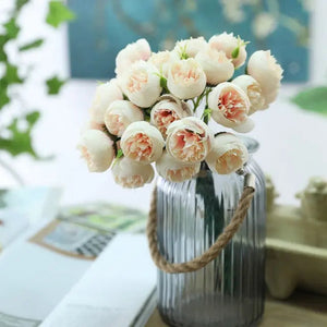 27 Heads Silk Rose Bouquet freeshipping - Decorfaure