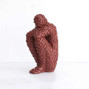 Abstract Sitting Sculpture freeshipping - Decorfaure