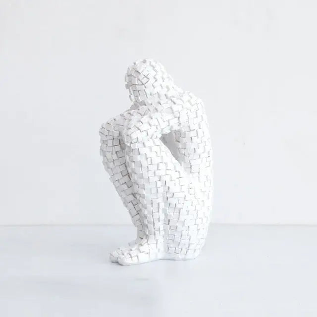 Abstract Sitting Sculpture freeshipping - Decorfaure
