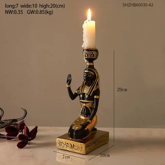 Ancient Egyptian Candle Holders freeshipping - Decorfaure