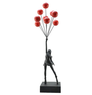 Banksy Balloon Girl Statue Decorfaure