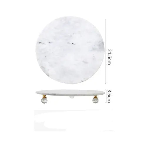 Belevue Natural Marble Tray freeshipping - Decorfaure