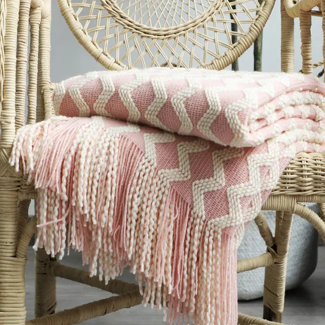 Coast Knitted Throw-Free shipping-Decorfaure