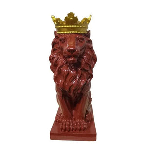 Crowned Lion Statue freeshipping - Decorfaure