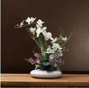 Dove Ceramic Vase with Orchid freeshipping - Decorfaure
