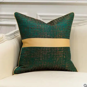 Elegant Gold Ribbon Cushion Covers freeshipping - Decorfaure