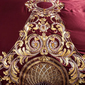 Ezkira Luxury Egyptian Cotton Embroidery Duvet Set freeshipping - Decorfaure