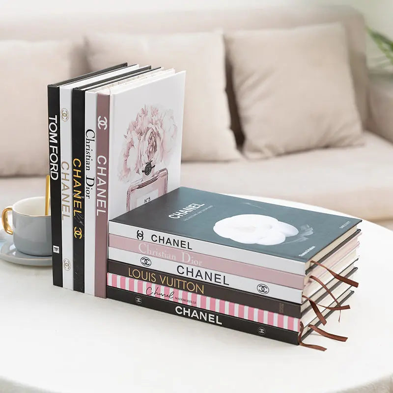 tom ford, chanel book decorations for coffee table
