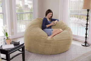 Giant Soft Micro Suede Bean Bag (Cover only) freeshipping - Decorfaure