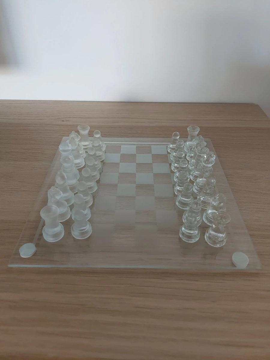 Glass Chess Set-Free shipping-Decorfaure