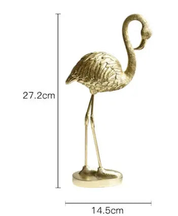 Golden Flamingo Ornament freeshipping - Decorfaure