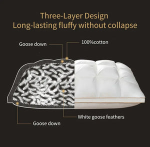 Goose Down and Feather Pillow freeshipping - Decorfaure