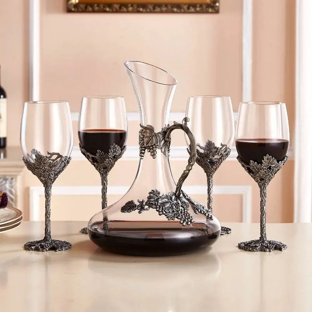 Hand Blown Crystal Glassware & DecanterFree Worldwide Shipping30 Days