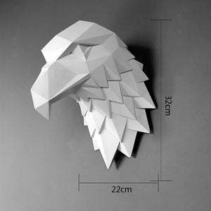 Eagle Head Sculpture Decorfaure