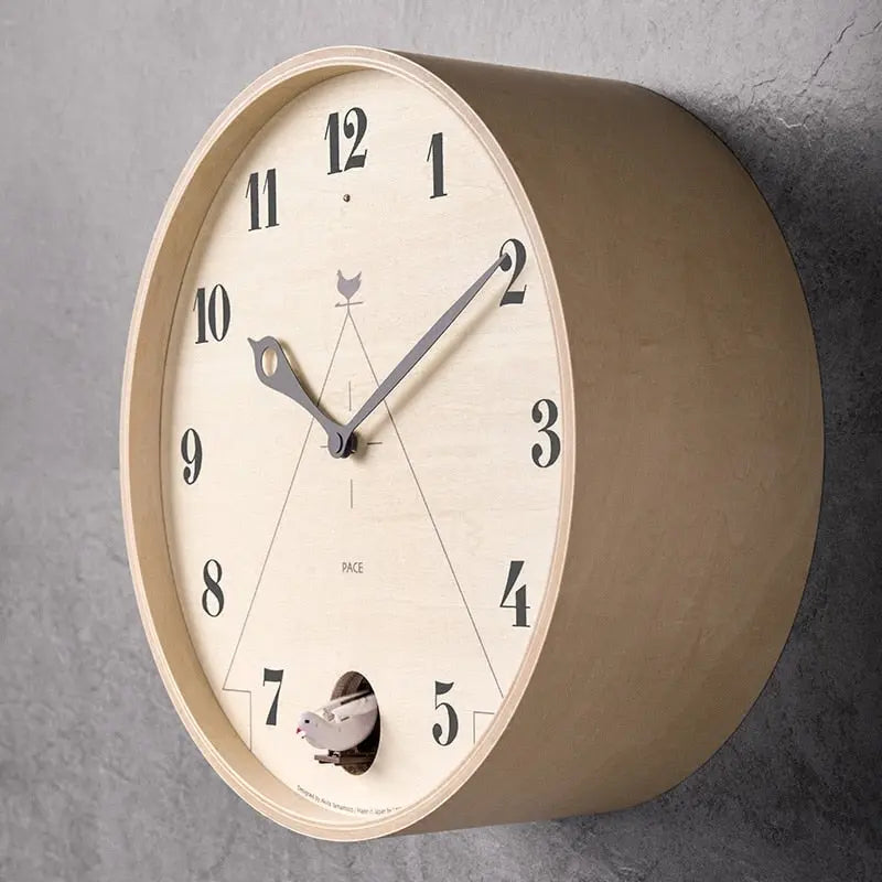 Japanese Wooden Cuckoo Wall Clock freeshipping - Decorfaure