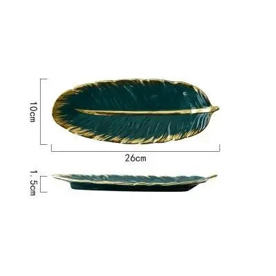 Luxe Platter with Gold Rim freeshipping - Decorfaure