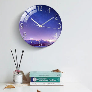 Moderna Glass Wall Clock freeshipping - Decorfaure