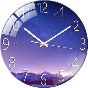 Moderna Glass Wall Clock freeshipping - Decorfaure