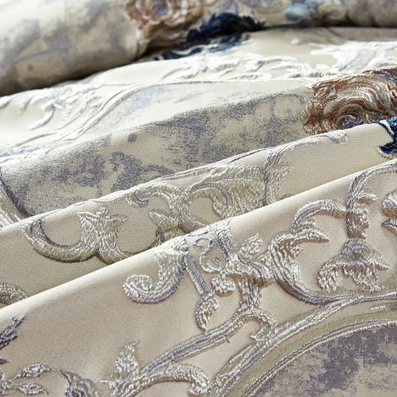 Oriental Jacquard Luxury Bedding Set freeshipping - Decorfaure