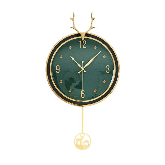 Quincy Pendulum Wall Clock freeshipping - Decorfaure