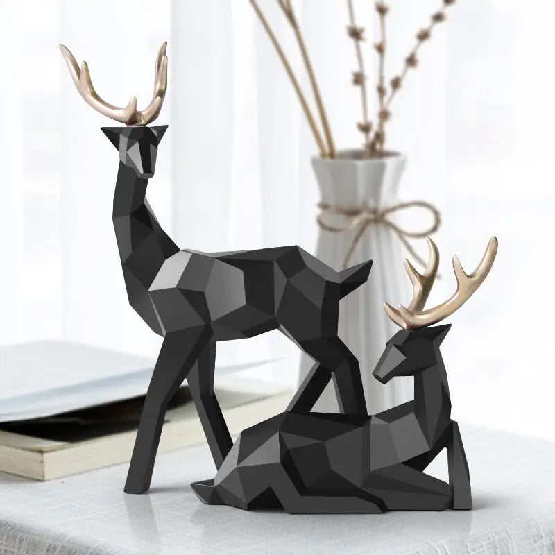 Reindeer Statue Ornament (Set of 2) freeshipping - Decorfaure