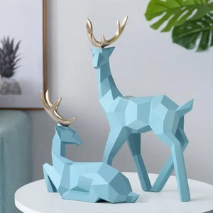 Reindeer Statue Ornament (Set of 2) freeshipping - Decorfaure