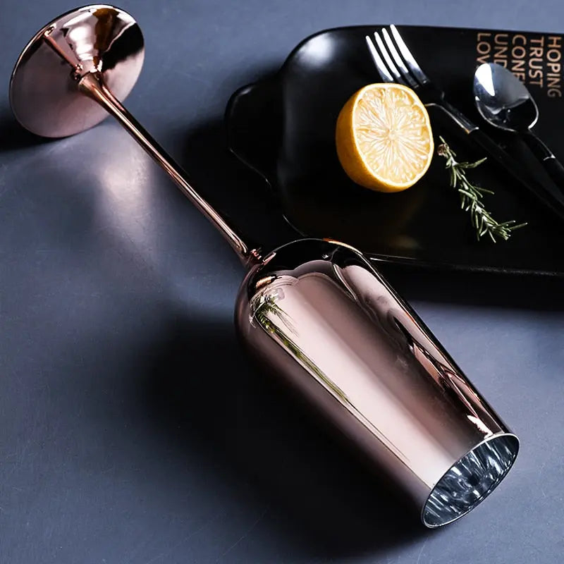 Rose Gold Champagne Flutes freeshipping - Decorfaure