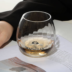 Macallan Round Whisky Glass Decorfaure