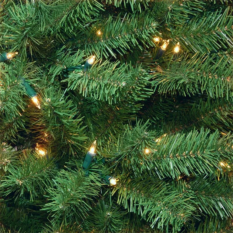 Evergreen Christmas Tree With Lights