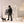 Cargar imagen en el visor de la galería, Man Leading Dog Sculpture Decorfaure
