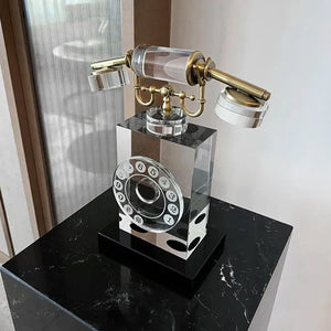 Vintage Crystal Phone Ornament