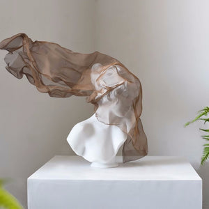 Veil Girl Sculpture Decorfaure