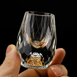 Luxury Crystal Liquor Glass Decorfaure