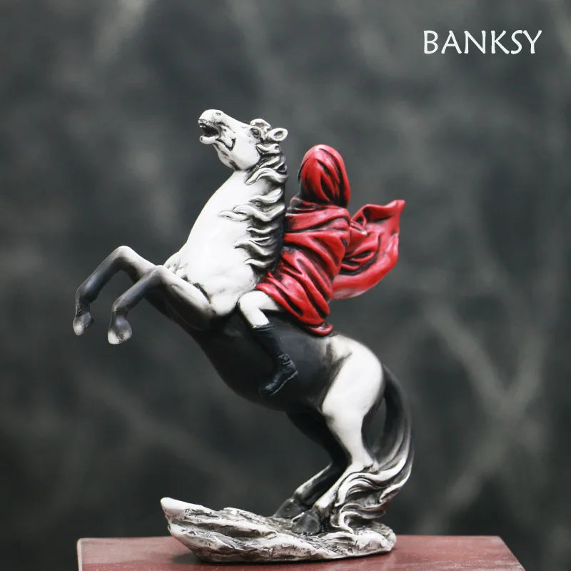 Banksy Horse Sculpture Decorfaure