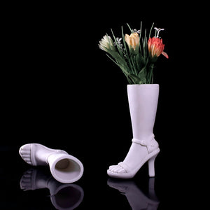 High Boot Shaped Vase Decorfaure