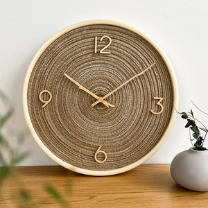 Vintage Wooden Clock Decorfaure