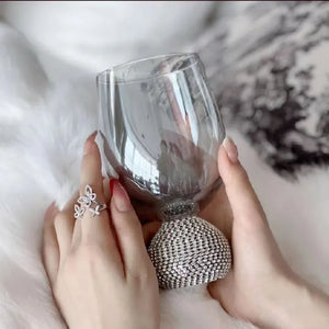 Diamond Wine Glass Decorfaure