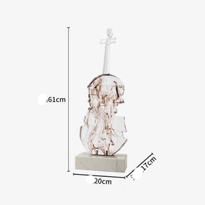 Abstract Violin Sculpture Decorfaure