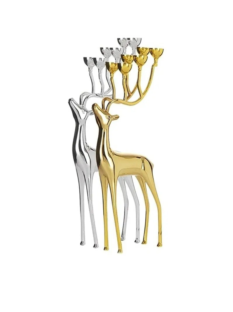 Starry Reindeer Candle Holder freeshipping - Decorfaure