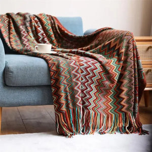 Sultan Hand Knitted Blanket-Free shipping-Decorfaure