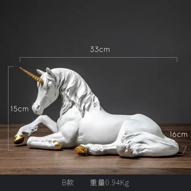 Unicorn Decorative Sculpture freeshipping - Decorfaure
