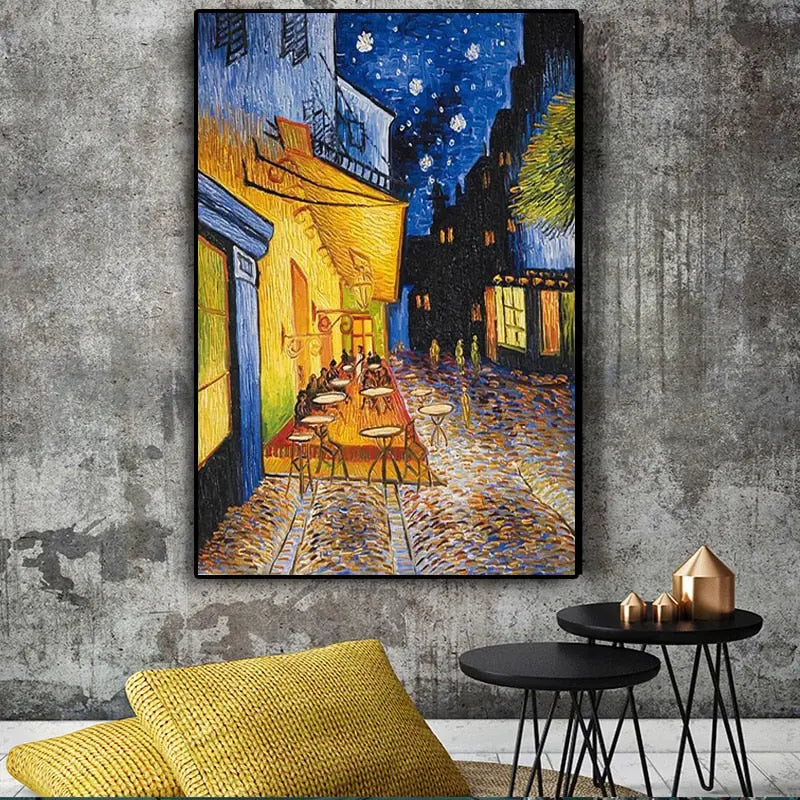 Van Gogh Cafe Terrace At Night freeshipping - Decorfaure