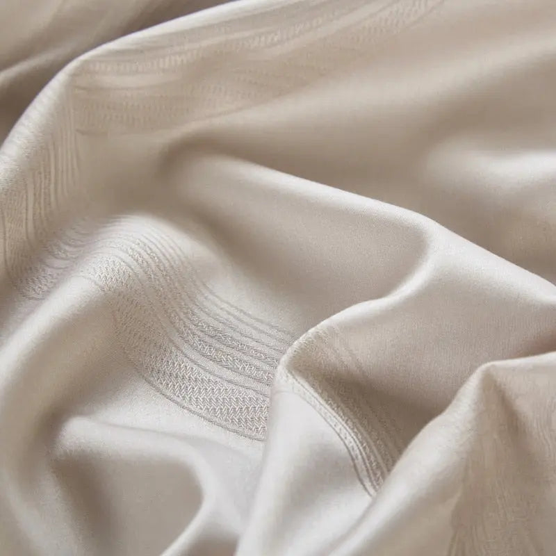 Vetori Silk Jacquard Cotton Duvet Set freeshipping - Decorfaure