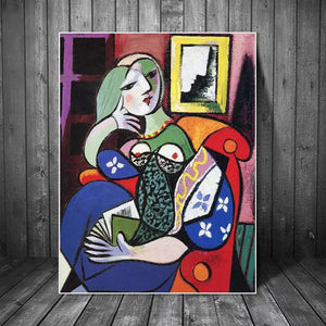 Woman With Book 1932 by Picasso freeshipping - Decorfaure