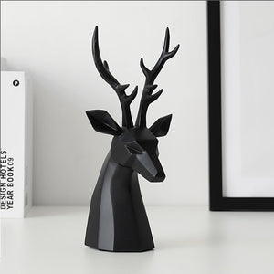 Deer Head Figurine Decorfaure