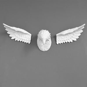 3D Eagle Head Wall Statue Decorfaure