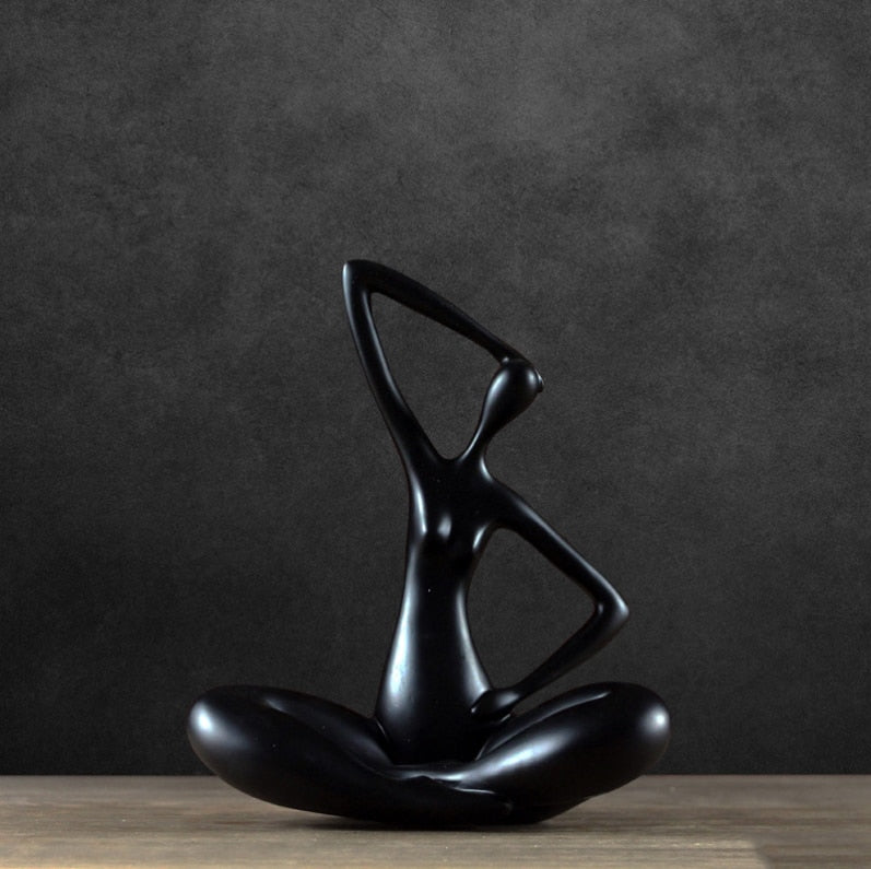 Yoga Woman Sculpture Decorfaure