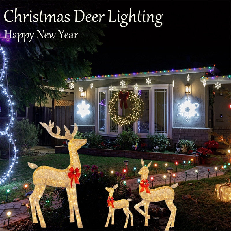 Acrylic LED Elk Decorfaure